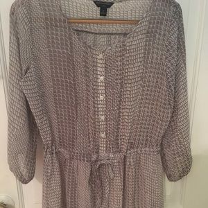 Banana Republic - Sheer Print Dress - size 4P